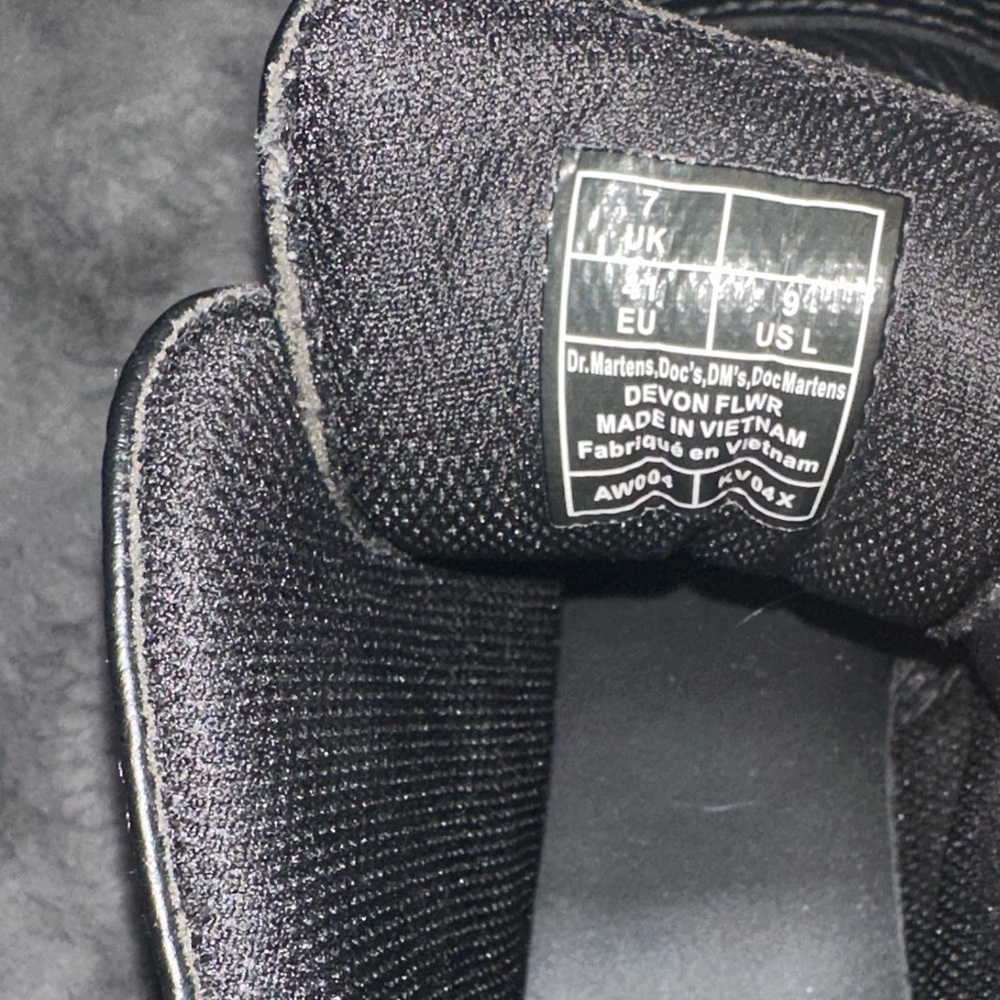 Dr. Martens Black Leather Boots - Picture 6 of 6